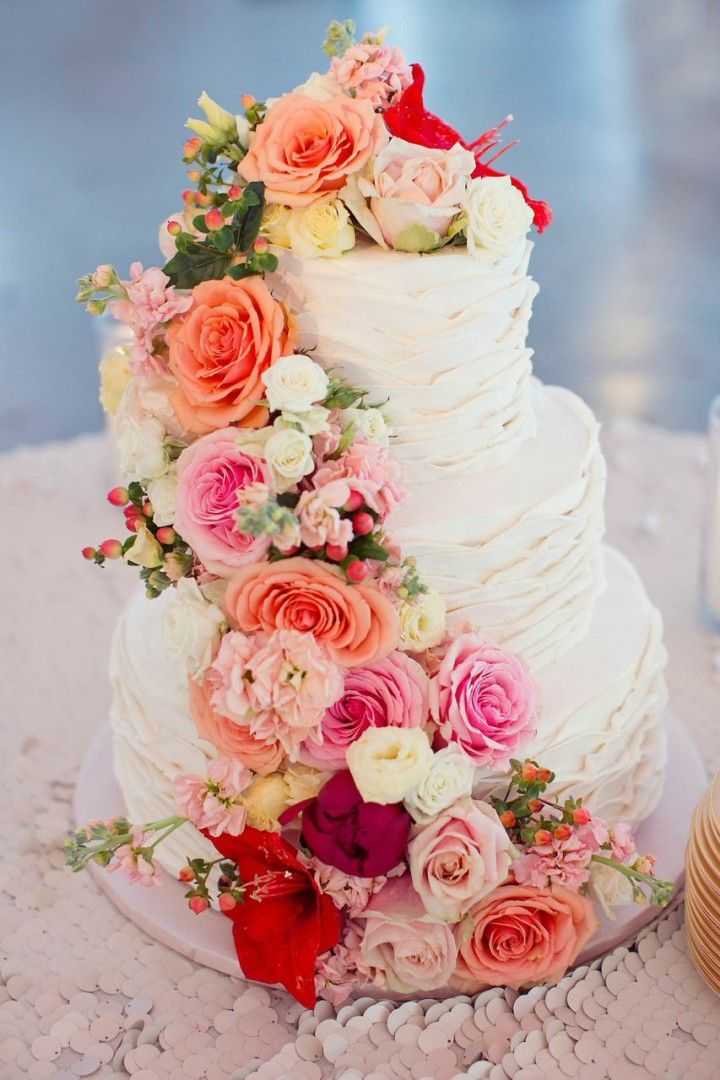 Красивые свадебные торты 2021 фото 66 модных идей - модный журнал