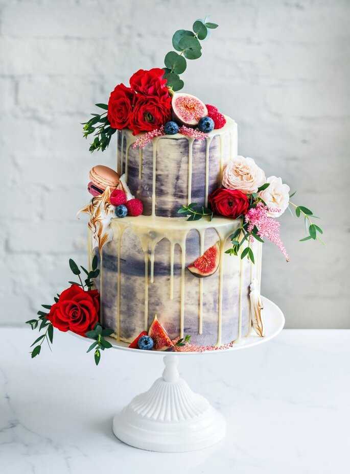 ᐉ свадебный бордовый торт: цвет, стиль и модные идеи - svadebniy-mir.su