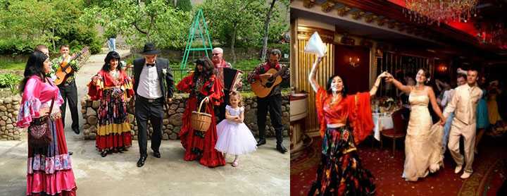 Цыганская свадьба имеет свои традиции и обряды