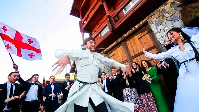Традиции грузинской свадьбы, последовательность мероприятий