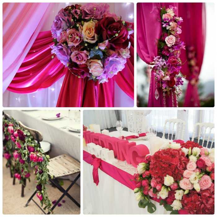 Малиновый букет невесты: подбор под тематику свадьбы, выбор растений в малиновом цвете, фото и декор