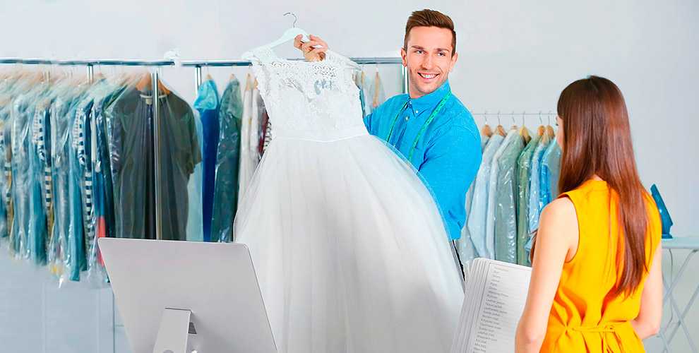 Профессиональное отпаривание свадебных платьев