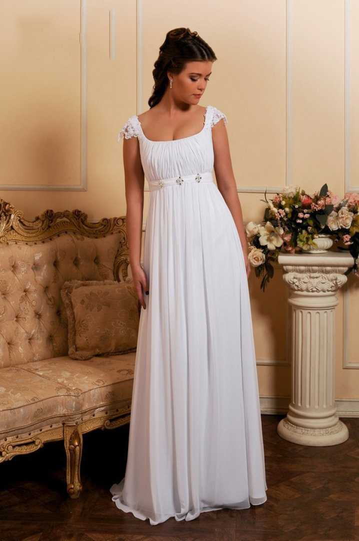 Свадебное платье в греческом стиле поможет создать образ настоящей богини