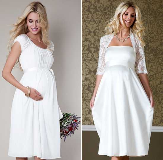 Свадебные платья для беременных (50 фото) — как выбрать лучшее?
