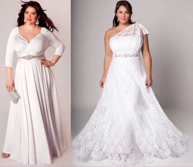 Свадебные платья для полных девушек – как выбрать элегантный наряд на свадьбу